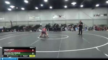 122 lbs Semis & 1st Wrestleback (8 Team) - Olivia Heft, Illinois vs Brooklyn Conrad, Minnesota Storm