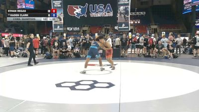 150 lbs Cons. Quarters - Ethan Regas, Oregon vs Kaden Clark, Alabama