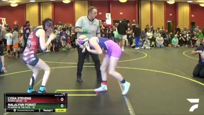 118 lbs Round 1 (6 Team) - Lydia Stevens, MYWAY Metro vs NalaLynn Forist, MI Queen Of The Mats