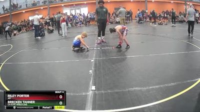 70 lbs Quarterfinal - Riley Porter, JET vs Brecken Tanner, LA Elite Wrestling