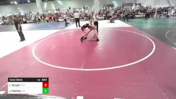 109 lbs Consolation - Luke Burgar, Whitted Trained vs Jaxon Mackey, Log Lv