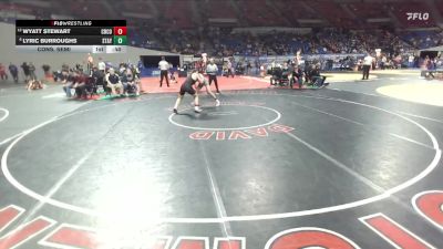 4A Boys 157 lbs Cons. Semi - Wyatt Stewart, Crook County Boys vs Lyric Burroughs, Stayton Boys