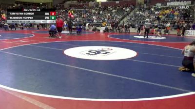 6A 105 lbs Cons. Semi - Madison Hopper, Springdale vs Tamylynn Lokboj, Har-Ber