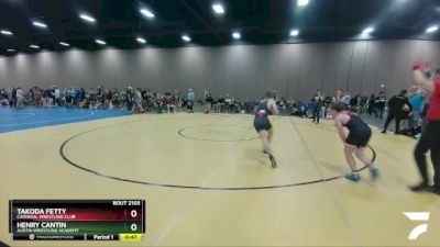 130 lbs Cons. Round 1 - Henry Cantin, Austin Wrestling Academy vs Takoda Fetty, Cardinal Wrestling Club