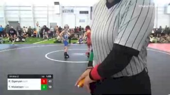 92 lbs Prelims - Robert Oganyan, Aggression Legionaries vs Torrin Mickelson, Team JFlo