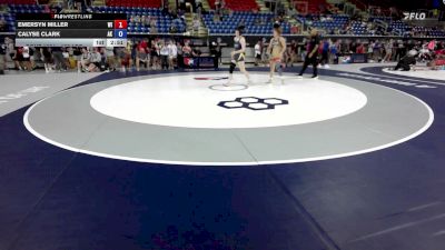 155 lbs Cons. Rd Of 64 - Emersyn Miller, WI vs Calyse Clark, AK
