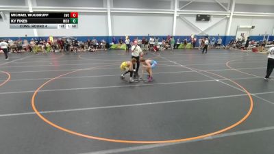 138 lbs Cons. Round 4 - Ky Fikes, Unattached vs Michael Woodruff, Eagles Wrestling Club
