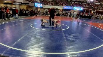 46 lbs Champ. Round 2 - Eli Glennon, Billings Wrestling Club vs Parker Williams, Bearcats Wrestling Club Helena