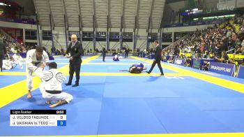 JEFFERSON VELOSO FAGUNDES vs JORDAN VAISMAN N. TEODOSIO SILVA 2024 World Jiu-Jitsu IBJJF Championship