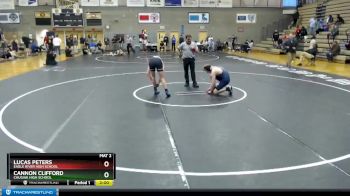 140 lbs Cons. Semi - CANNON CLIFFORD, Chugiak High School vs Lucas Peters, Eagle River High School