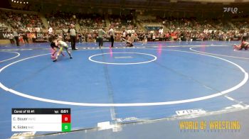 61 lbs Consi Of 16 #1 - Chicken Boyer, Hutchy Hammers (HS) vs Kyson Sides, MAC Wrestling Club