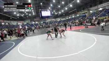 130 lbs Quarterfinal - Zoe Chamberlin, Chatfield WC vs Hayley Moreno, No Team