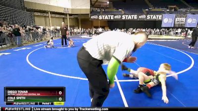 62 lbs Cons. Round 4 - Diego Tovar, Victory Wrestling-Central WA vs Cole Smith, NWWC