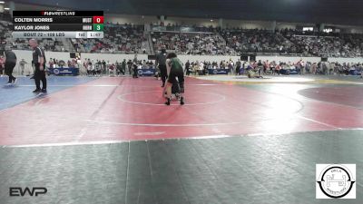 108 lbs Round Of 64 - Colten Morris, Mustang Middle School vs Kaylor Jones, Norman North