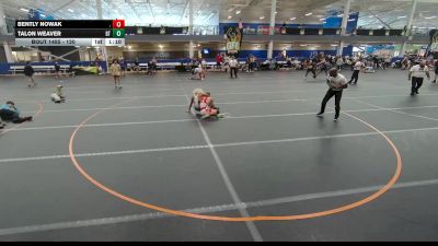 120 lbs Quarterfinal - Bently Nowak, . vs Talon Weaver, Unattached