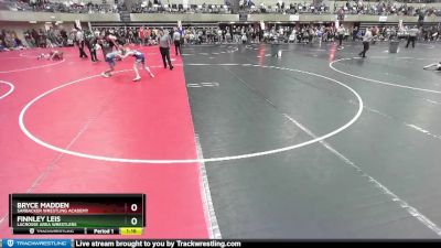 91 lbs Champ. Round 1 - Finnley Leis, LaCrosse Area Wrestlers vs Bryce Madden, Sarbacker Wrestling Academy