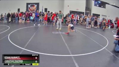 61 lbs Cons. Round 2 - Christian Masters, Summerville Takedown Club vs Ethan Burnett, Stratford Knights Youth