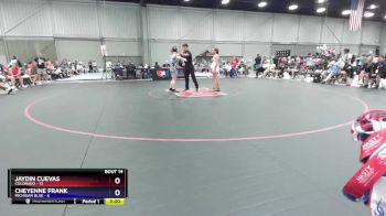 120 lbs Placement Matches (8 Team) - Jaydin Cuevas, Colorado vs Cheyenne Frank, Michigan Blue