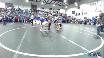 66 lbs Quarterfinal - Wyatt Tate, Bridge Creek Youth Wrestling vs Zane Sparks, Elgin Wrestling