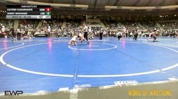 96 lbs Consi Of 16 #1 - Cayden Carannante, Steel Valley Renegades vs Avery Whitaker, Adams City