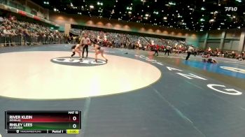 110 lbs Cons. Round 4 - Rhiley Lees, La Grande vs River Klein, Douglas