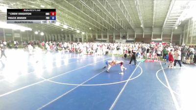 98 lbs Quarterfinal - Crew Knighton, Northside Wrestling Club vs Trace Jensen, Fremont Wrestling Club
