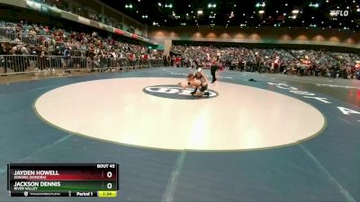 138 lbs Prelim - Jayden Howell, Sonora (Sonora) vs Jackson Dennis, River Valley