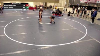 12U GIRLS - 112 lbs Quarters - Brynn Halupnick, Minnesota vs Phoebe Morris, Monticello Wrestling Club