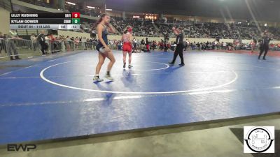118 lbs Consi Of 32 #1 - Lilly Rushing, Davis Wolves vs Kylah Gower, Shawnee Wrestling