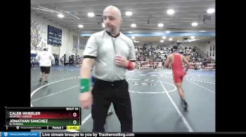 126 lbs Champ. Round 1 - Jonathan Sanchez, El Modena vs Caleb Wheeler, Newport Harbor