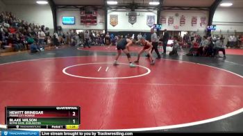 145 lbs Quarterfinal - Hewitt Brinegar, Prairie City Monroe vs Blake Wilson, Notre Dame, Burlington
