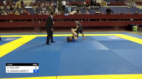 FELIPE GOULART vs BRAYDEN CONNOR GARRETT 2023 Pan IBJJF Jiu-Jitsu No-Gi Championship