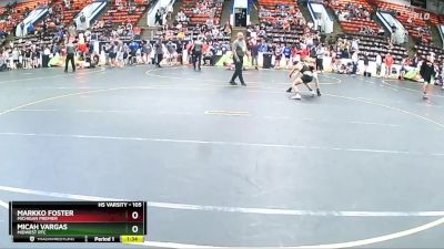 105 lbs Champ. Round 1 - Markko Foster, Michigan Premier vs Micah Vargas, Midwest RTC