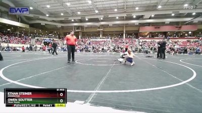 61 lbs Semifinal - Ethan Steiner, Hoisington vs Owen Soutter, Team Tulsa