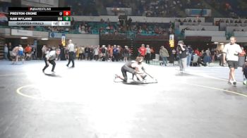 157 lbs Quarterfinal - Preston Crone, Carolina Forest vs Sam Wyland, Eastside