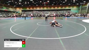 150 lbs Consi Of 16 #2 - Reed Kamperman, Mountain View OR vs Yazir Tellez, St John Bosco