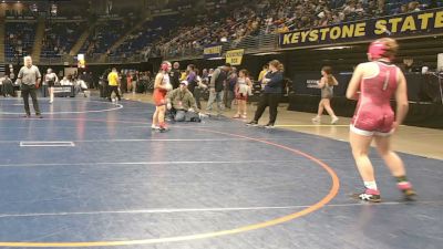 125 lbs Round Of 32 - Katelyn Harris, Octorara vs AriAnna Craig, Ellwood City