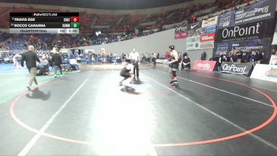 5A Boys 215 lbs Quarterfinal - Travis Ege, Crater Boys vs Rocco Caranna, Summit Boys