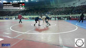 130 lbs Consi Of 32 #2 - Liam Ambrose, Central Middle School vs Clayton Eudaily, Tonkawa