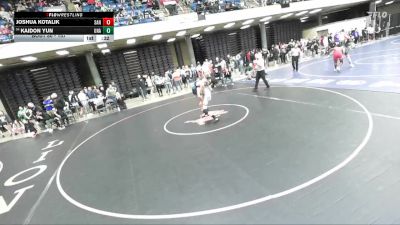 157 lbs Champ. Round 1 - Kaidon Yun, Unattached vs Joshua Kotalik, Sandwich