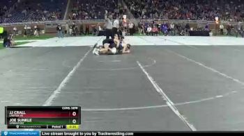 D4-135 lbs Cons. Semi - Joe Sunkle, Springport vs JJ Crall, Lawton HS