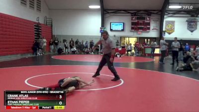 Round 5 - Crank Atlas, Keokuk Kids Wrestling Club vs Ethan Pieper, Fort Madison Wrestling Club