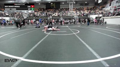 120 lbs Rr Rnd 2 - Bex Dewey-Benda, Standfast OKC vs Jersey Yanes, Tulsa Blue T Panthers