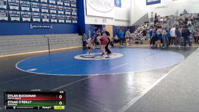 215 lbs Round 2 - Dylan Buchanan, Maple Grove vs Ethan O`Reilly, Goodhue