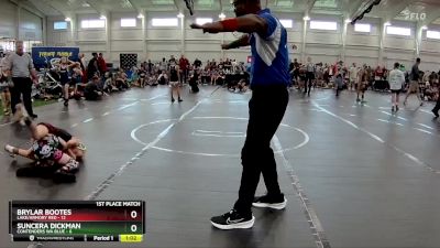 64 lbs Finals (8 Team) - Suncera Dickman, Contenders WA Blue vs Brylar Bootes, Lake/Armory Red