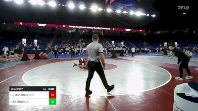 190 lbs Quarterfinal - Justin Duhancik, Stratford vs Matheus Binda, Whittier