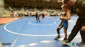 60 lbs Semifinal - Caulder Schultz, Team Tulsa Wrestling Club vs Kellen Daniels, HURRICANE WRESTLING ACADEMY