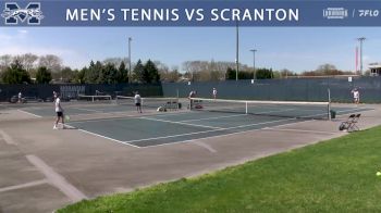 Replay: Men's Courts - 2024 Scranton vs Moravian - Tennis | Apr 14 @ 12 PM