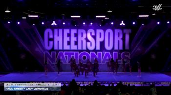 RADD Cheer - Lady Generals [2026 L3 Senior - D2 - Small - B Day 1] 2026 CHEERSPORT National All Star Cheerleading Championship