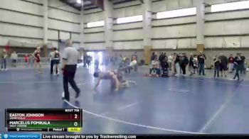 160 lbs Champ. Round 2 - Marcelus Pomikala, West Jordan vs Easton Johnson, Grantsville